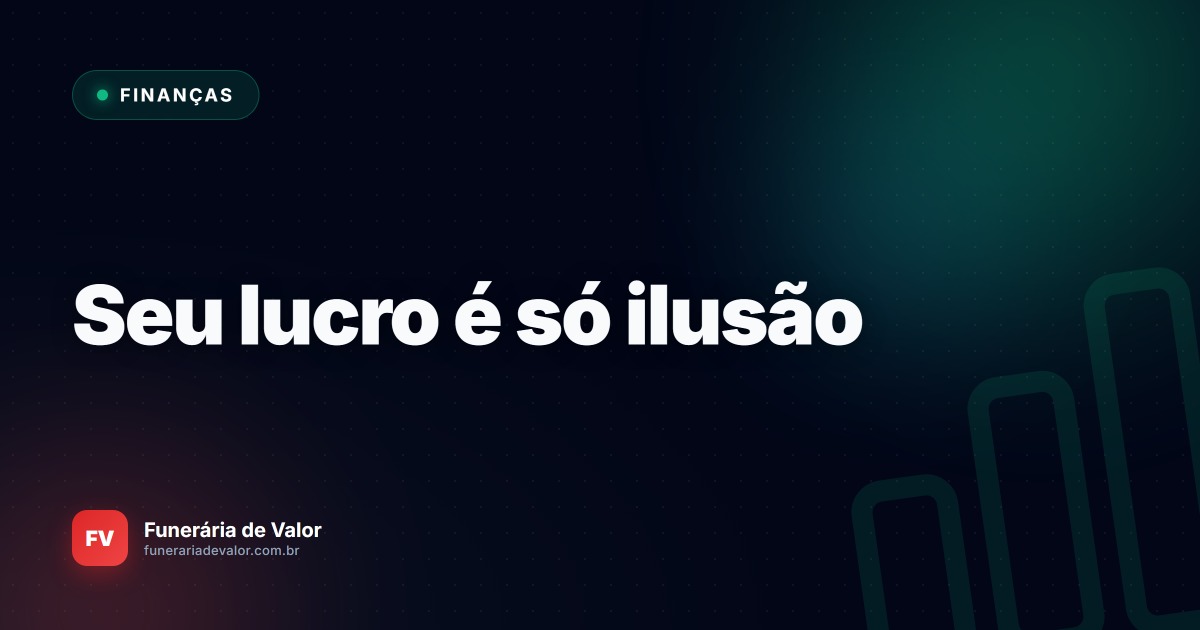 A Ilusão do Lucro: 3 custos ocultos que estão devorando o caixa da sua funerária