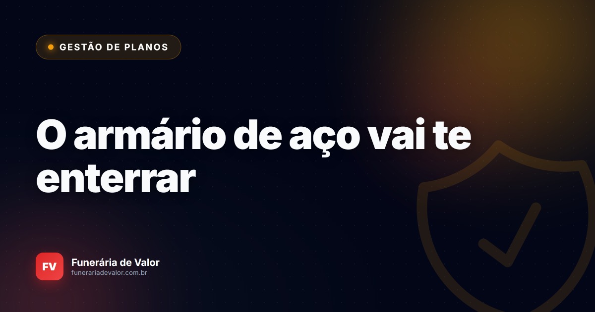 A morte do papel: Por que funerárias que não digitalizam contratos vão fechar as portas em 5 anos