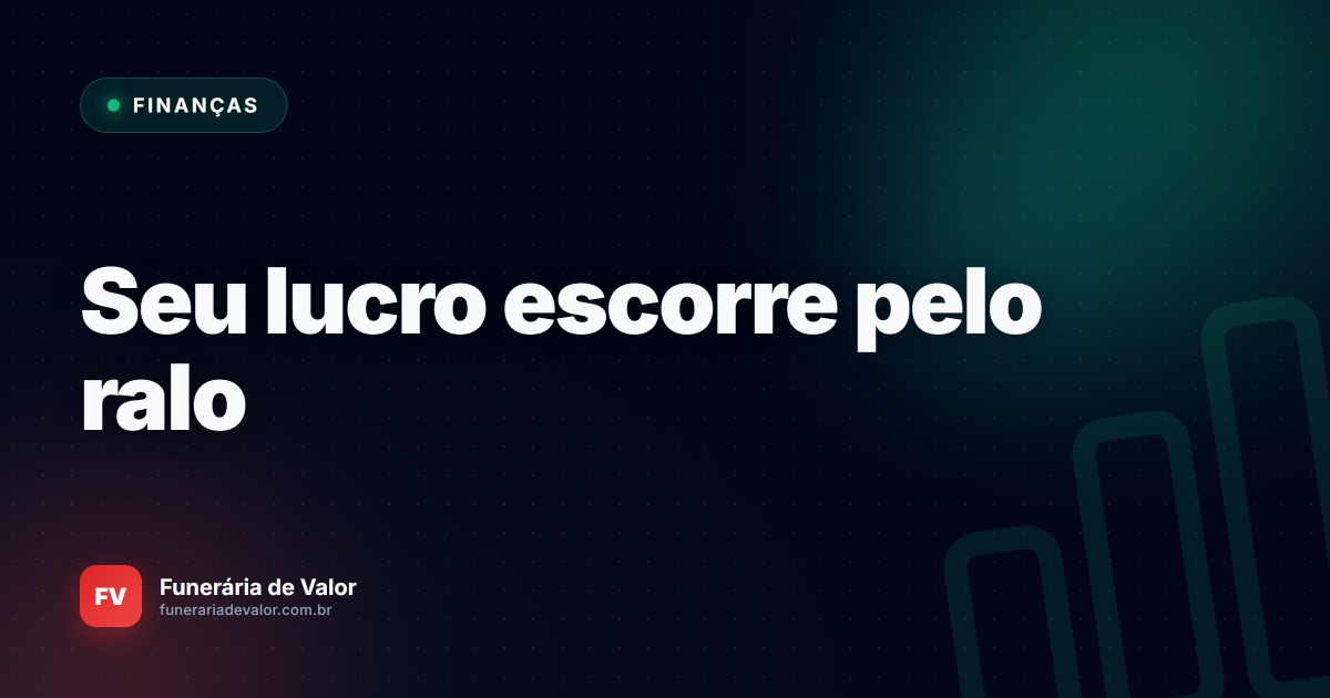 O buraco negro da Tanatopraxia: Quanto você está perdendo com desperdício de fluidos?