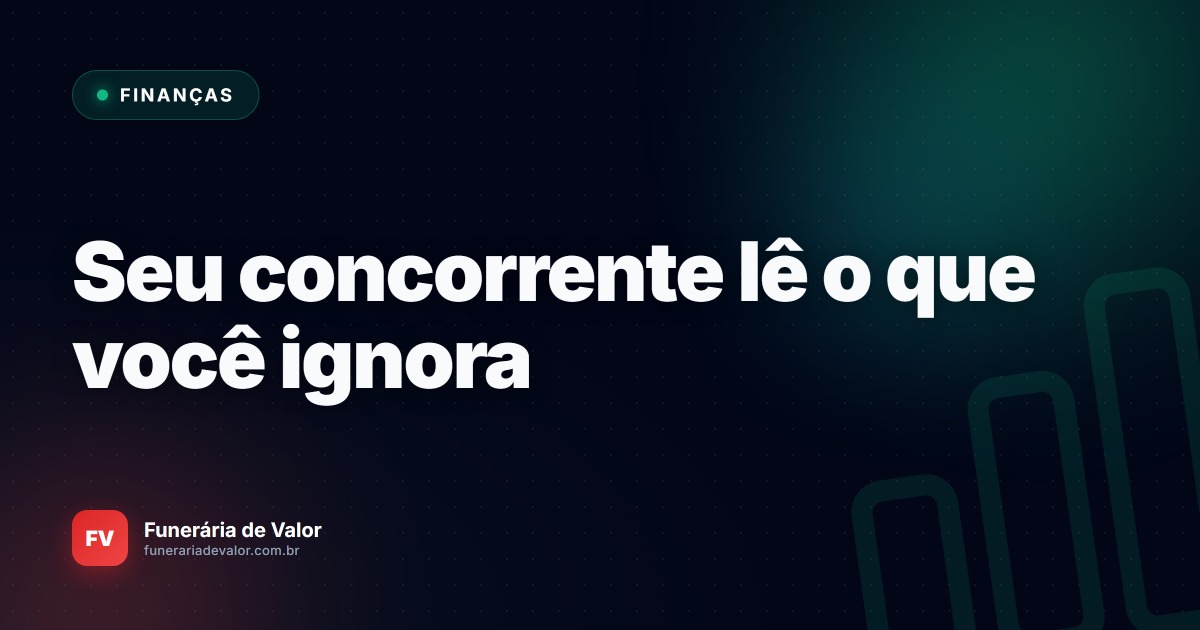DRE para Funerárias: Se você não sabe ler este relatório, seu concorrente vai engolir você