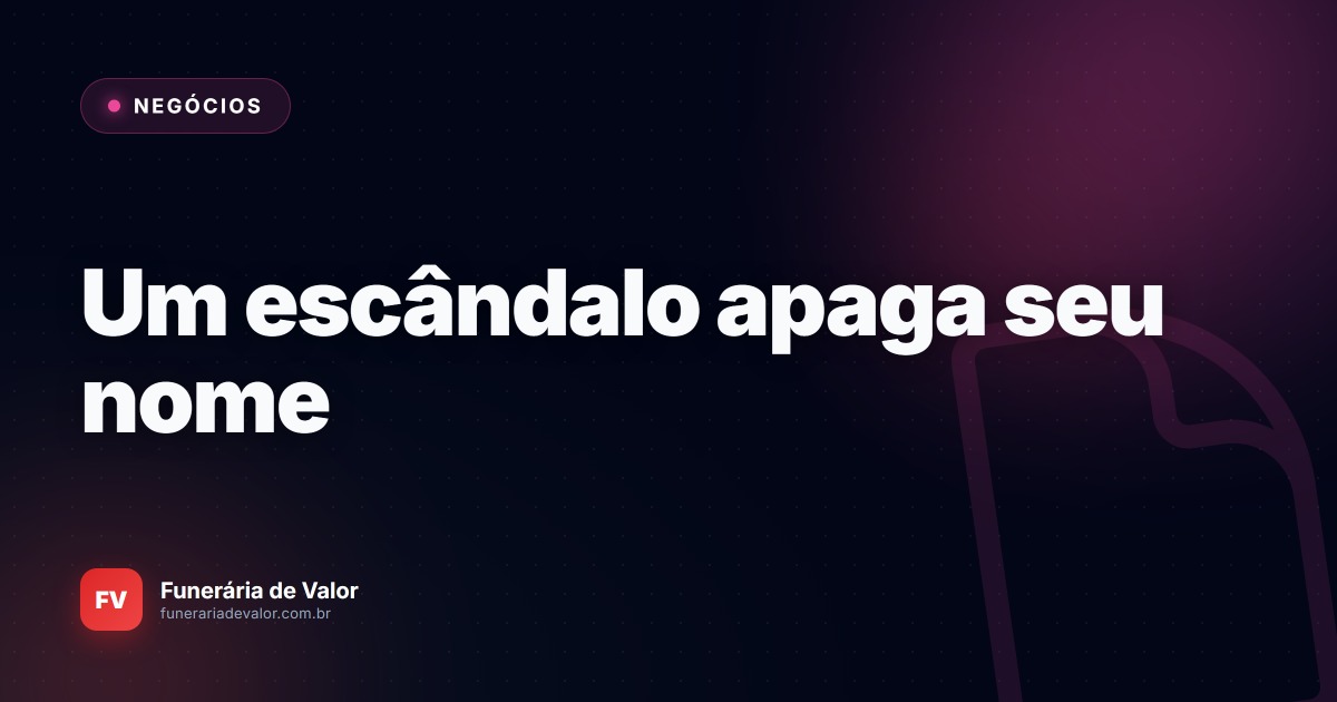 Máfia das funerárias? O que você precisa saber agora para não ser arrastado em escândalos de licitação