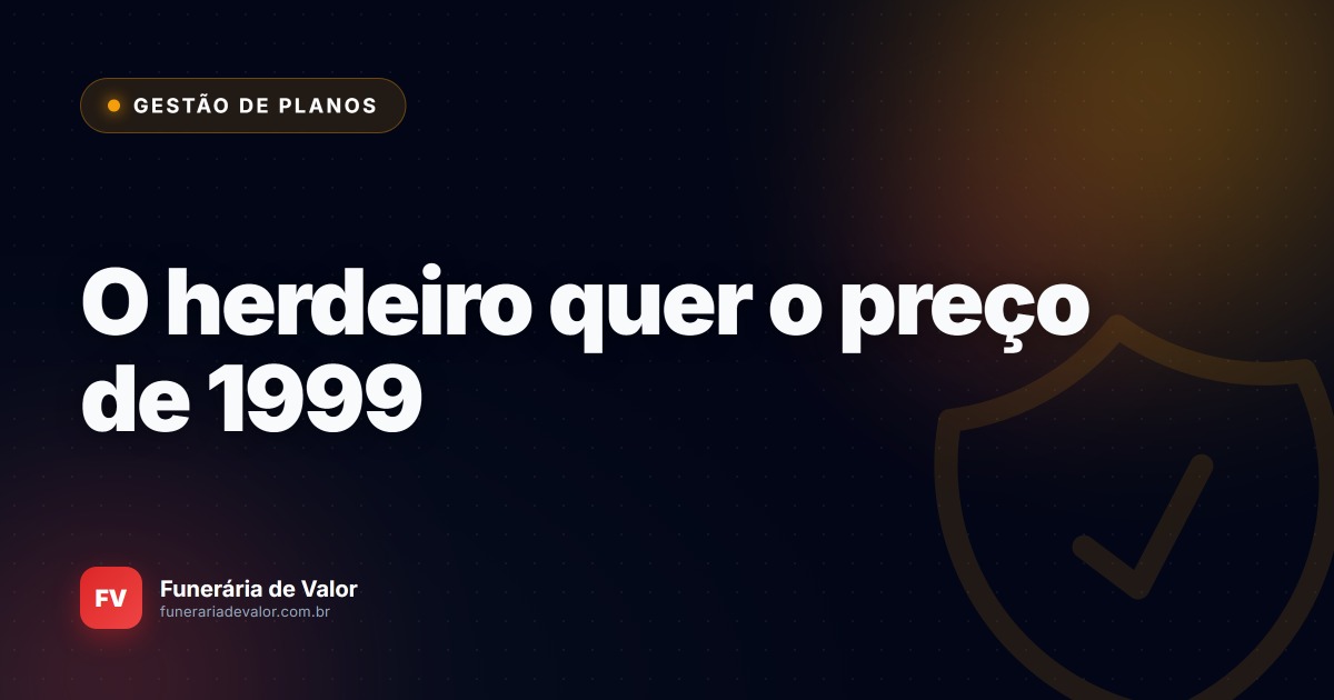O golpe da titularidade: Os riscos jurídicos ocultos ao transferir a posse de um plano funerário