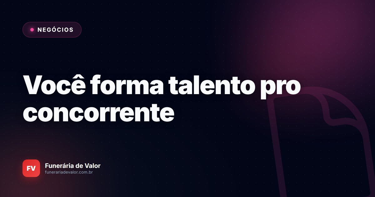 Por que você não consegue contratar bons agentes funerários (e o segredo sujo para reter talentos)