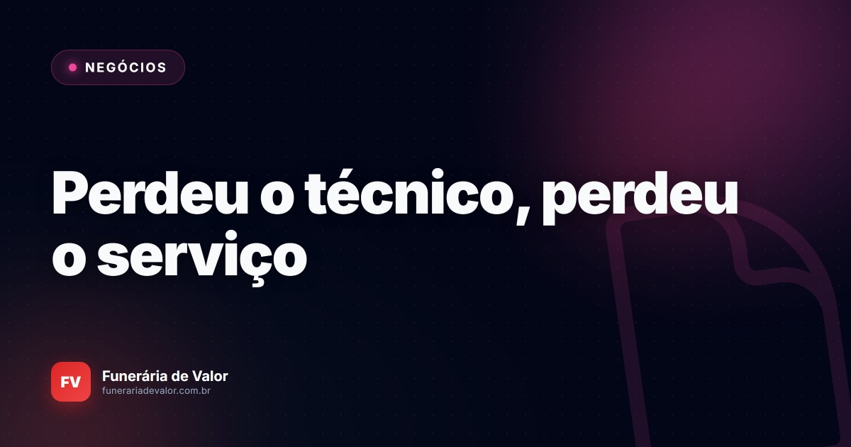 Seu melhor tanatopraxista vai pedir demissão amanhã. Veja como evitar a fuga de talentos na sua funerária