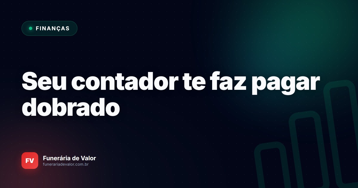 Simples Nacional ou Lucro Presumido? O erro tributário que faz funerárias pagarem o dobro de impostos