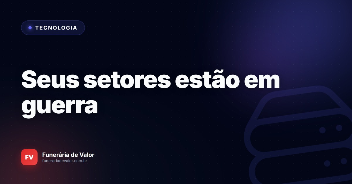 O caos da informação duplicada: Como um software único acaba com a guerra entre os seus setores